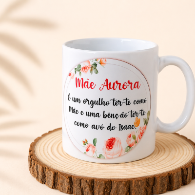 Caneca Personalizada para Mãe | Várias Frases com Significado