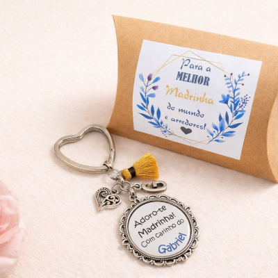 Porta-chaves Madrinha com caixa