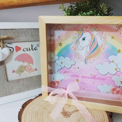 Quadro mealheiro Unicórnio