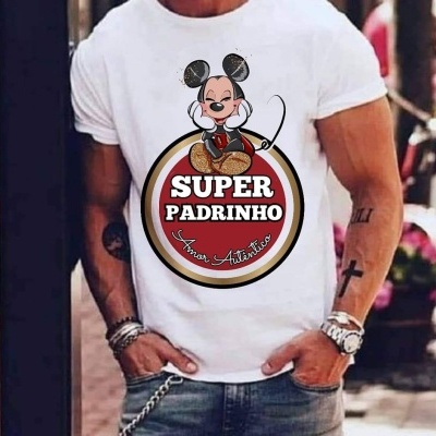T-shirt Super Padrinho - Mickey
