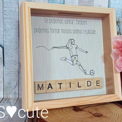 Quadro mealheiro personalizado