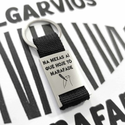 Porta-chaves "Na mexas aí qué hoje tô marafade"