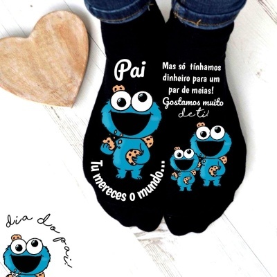 Meias - Monstro das bolachas