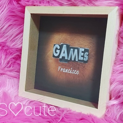 Quadro mealheiro GAMES
