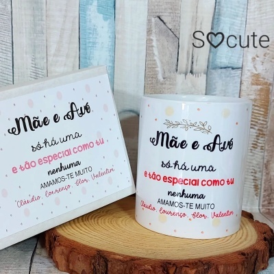 Caneca Mãe e Avó só há uma