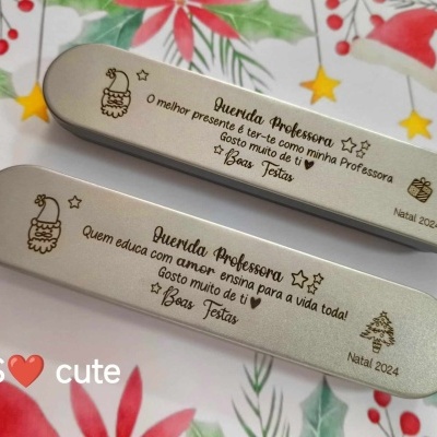 Caixinha para caneta Natalícia