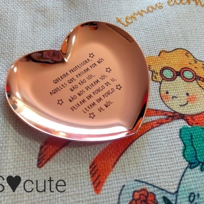 Base porta-joias coração - Principezinho