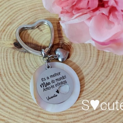 Porta-chaves melhor mãe do mundo
