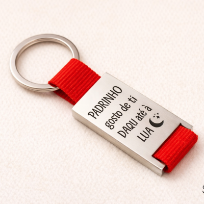 Porta-chaves Padrinho – Gosto de Ti Daqui Até à Lua