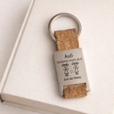 Porta-chaves Personalizado para Avó – Um amor que não tem medida