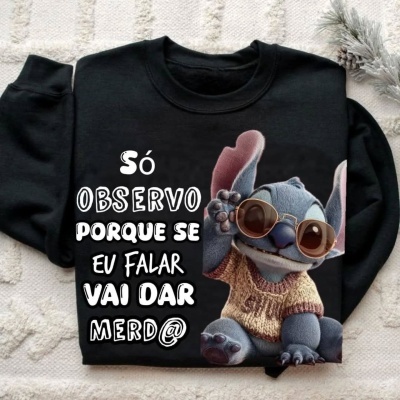 T-Shirt ou Sweat "Só observo porque se eu falar..."