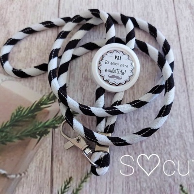 Fita porta-chaves ou porta cartões PAI