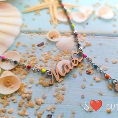 Colar arco-íris MÃE