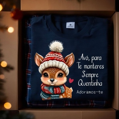 Pijamas de Natal - criança e adulto