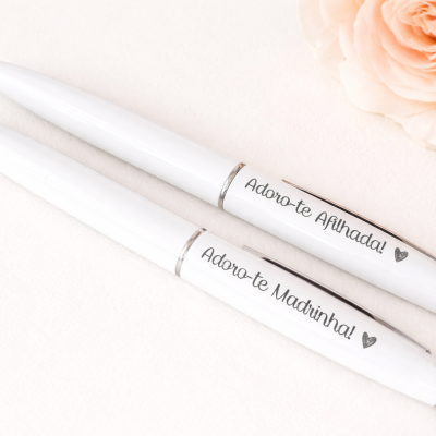 Canetas Personalizadas Madrinha & Afilhada – “Adoro-te”