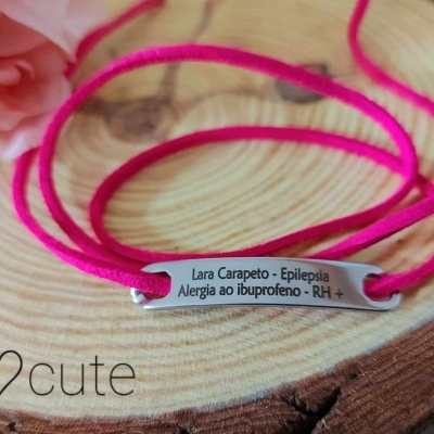 Pulseiras ALERTA - alergias/intolerâncias