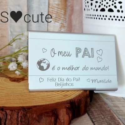 Porta cartões Melhor Pai do mundo