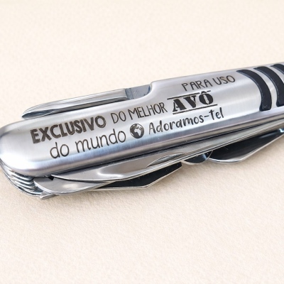 Canivete Personalizado "Exclusivo do Melhor Avô do Mundo"