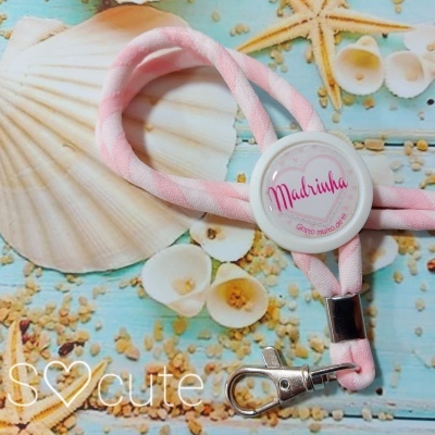 Fita porta-chaves/cartões Madrinha