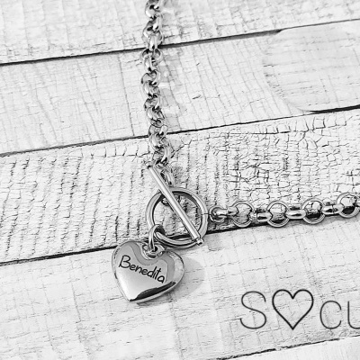 Colar corrente coração