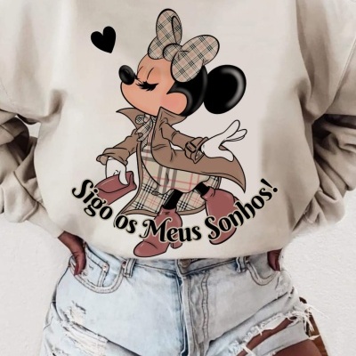 T-Shirt ou Sweat Minnie "Sigo os meus Sonhos!"