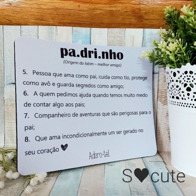Tapetes para o rato "PADRINHOS"