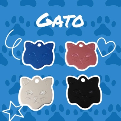 Chapas GATO para animais low cost