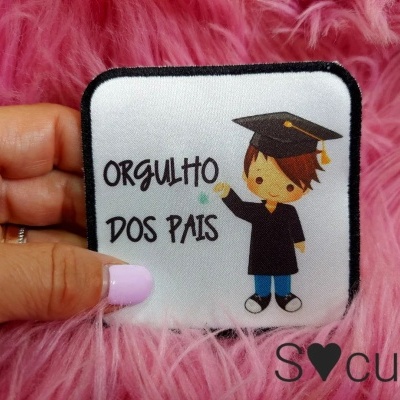 Emblema menino - Orgulho dos pais