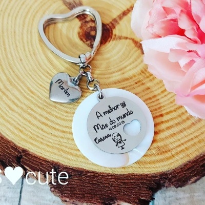 Porta-chaves Melhor Mãe do Mundo