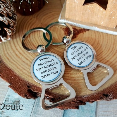 Porta-chaves abre caricas