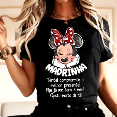 T-Shirts Padrinhos - Mickey e Minnie
