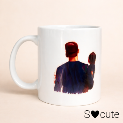 Caneca “Pai & Filho” vs "Padrinho & Afilhado"