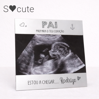 Moldura - Anunciar gravidez - ecografia