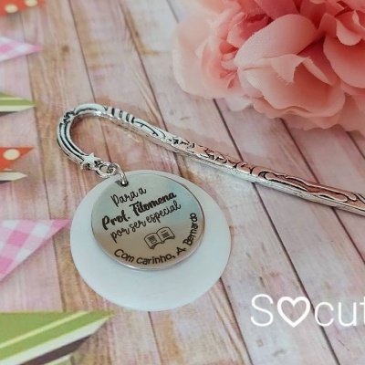 Marcador de livro madrepérola