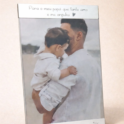 Moldura "Para o meu papá que tanto amo..."