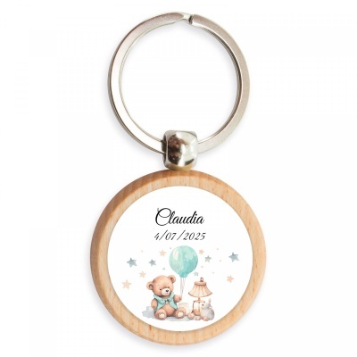 Porta-chaves de madeira