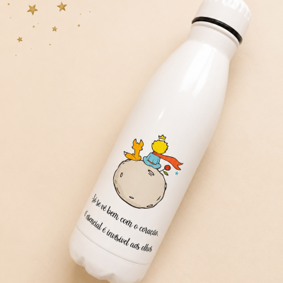 Garrafa Térmica Personalizada – O Principezinho 🦊⭐