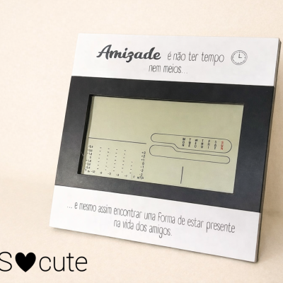 Estação Meteorológica Personalizada Amizade – Presente Original para Amigos