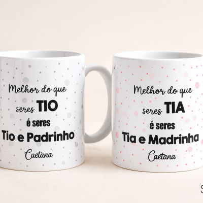 Caneca Personalizada para Tia e Tio – Um Presente com Duplo Amor