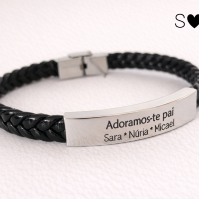 Pulseira Personalizada “Adoramos-te Pai”