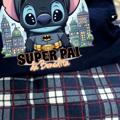 Pijama Super Pai - Stitch