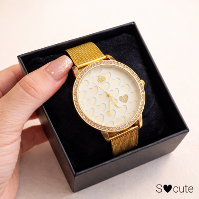 Relógio Elegante Feminino – Rose Gold, Dourado ou Prateado | Presente Especial