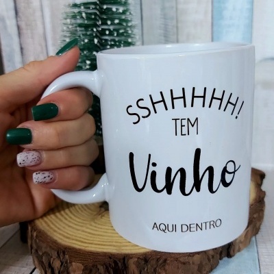 Caneca vinho escondido