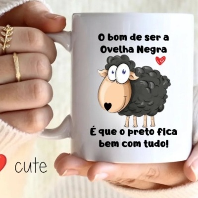 Caneca - O bom de ser a ovelha negra...