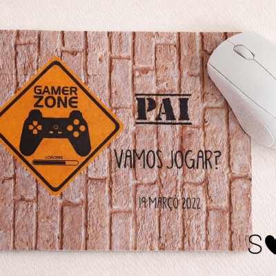 Tapete de Rato Personalizado – Pai Gamer