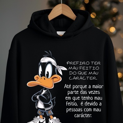 T-shirt ou Sweat "Prefiro ter mau feitio do que mau carácter..."