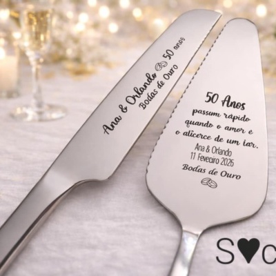 Talheres Bodas de Ouro/Prata