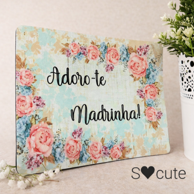 Tapete de Rato Madrinha – “Adoro-te Madrinha” | Presente Especial