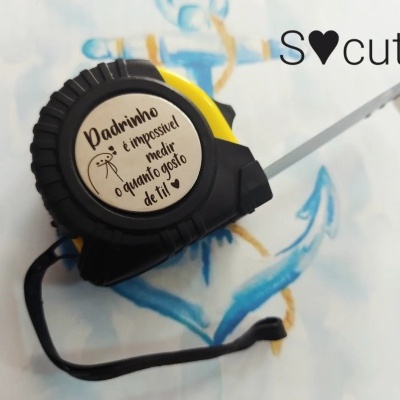 Fita métrica "Padrinho é impossível medir o quanto gosto de ti!"