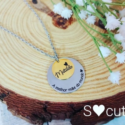 Colar "A Melhor Mãe do Mundo"
